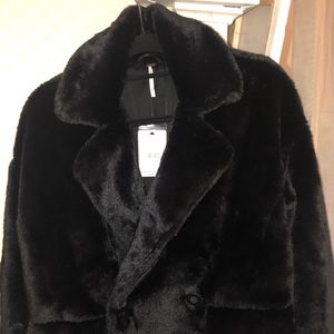 Free People Kate Faux Fur coat